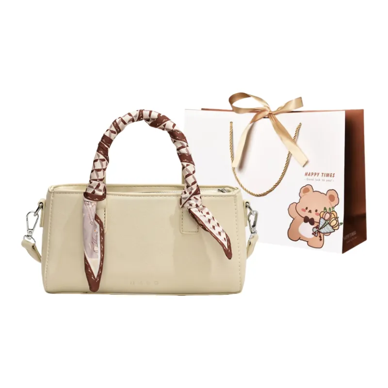 ERANGBEAR PU Handbag, Shoulder Bag, Crossbody Bag Women's Black White Khaki Brown Coffee-2