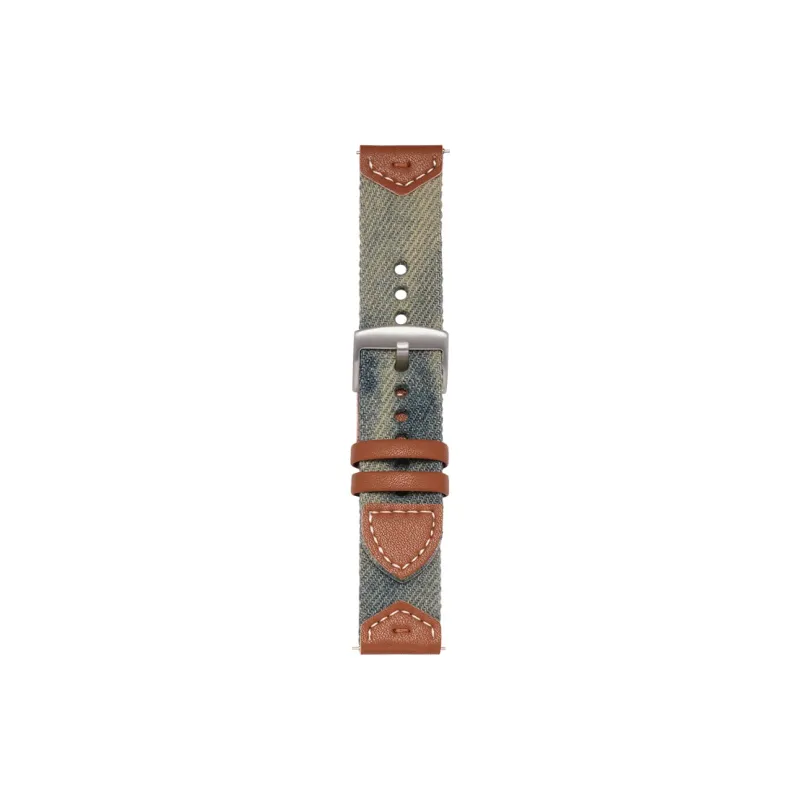 CHENSONG Watch Band Xiaomi Compatibility 135 210mm Leather And Canvas Material-5