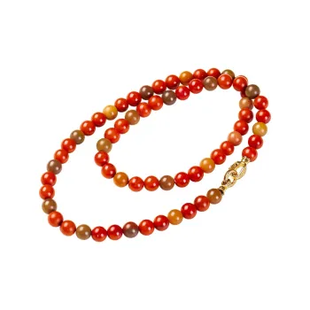 Execute The Blessing Southern Red Agate Necklaces Unisex