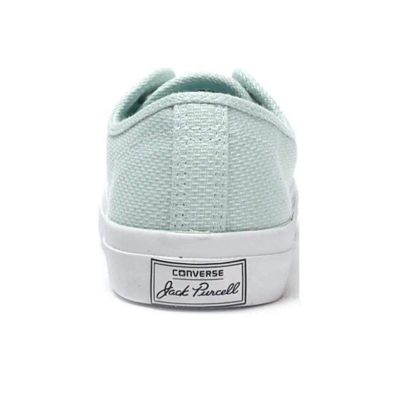 Converse Jack Purcell Anti-Slip Wear-Resistant Low-Top Skateboard Shoes Unisex Glass Blue-4
