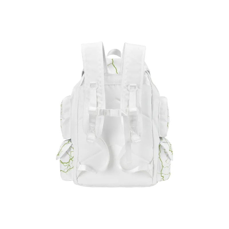 COEXISTENCE Polyester Backpack Large Size Unisex White-3