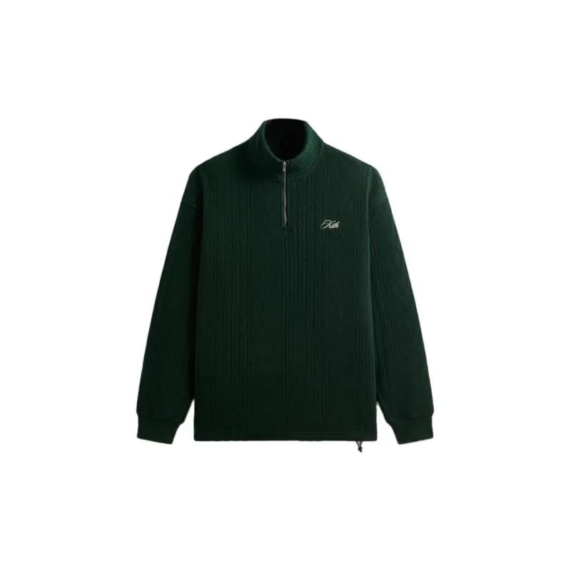 KITH Cable Fleece Quarter Zip-1