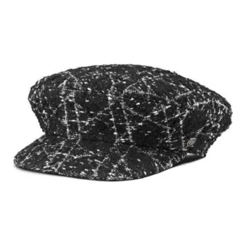 DIOR Cotton Acrylic Polyamide Berets Women's Black