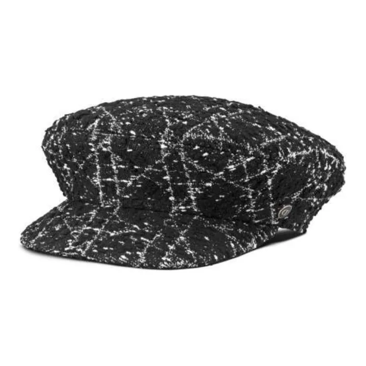 DIOR Cotton Acrylic Polyamide Berets Women's Black-0