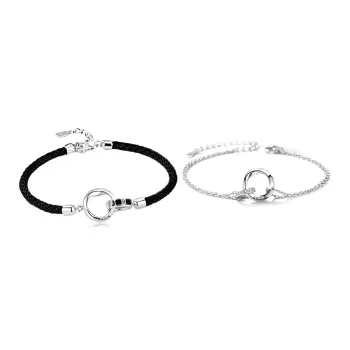 JOYDINNY Alloy Bracelets Unisex