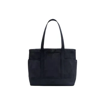 Lululemon Cotton Tote Bag Shopping Bag Handbag Regular Unisex Marine Blue
