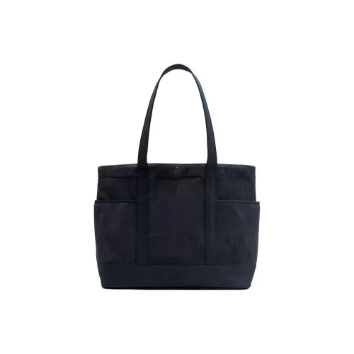 Lululemon Cotton Tote Bag Shopping Bag Handbag Regular Unisex Marine Blue