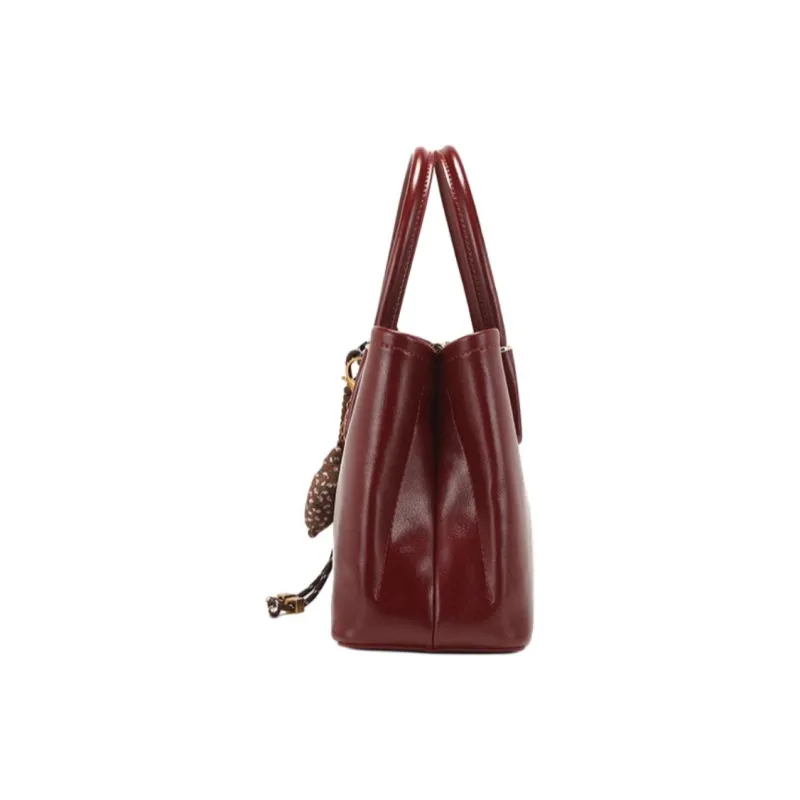 PAYOT Microfiber Synthetic Leather Wedding Bag Shoulder Bag Crossbody Bag Handbag Regular Women's Burgundy-3