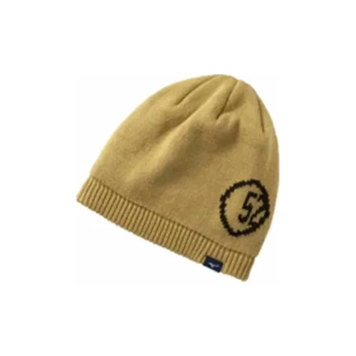 Mizuno Acrylic Beanies Unisex Yellow