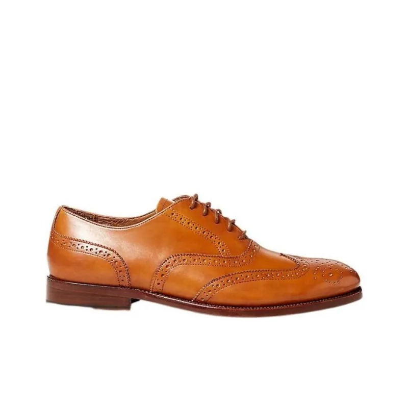Polo Ralph Lauren Atley Dress Shoes Men's Brown-1