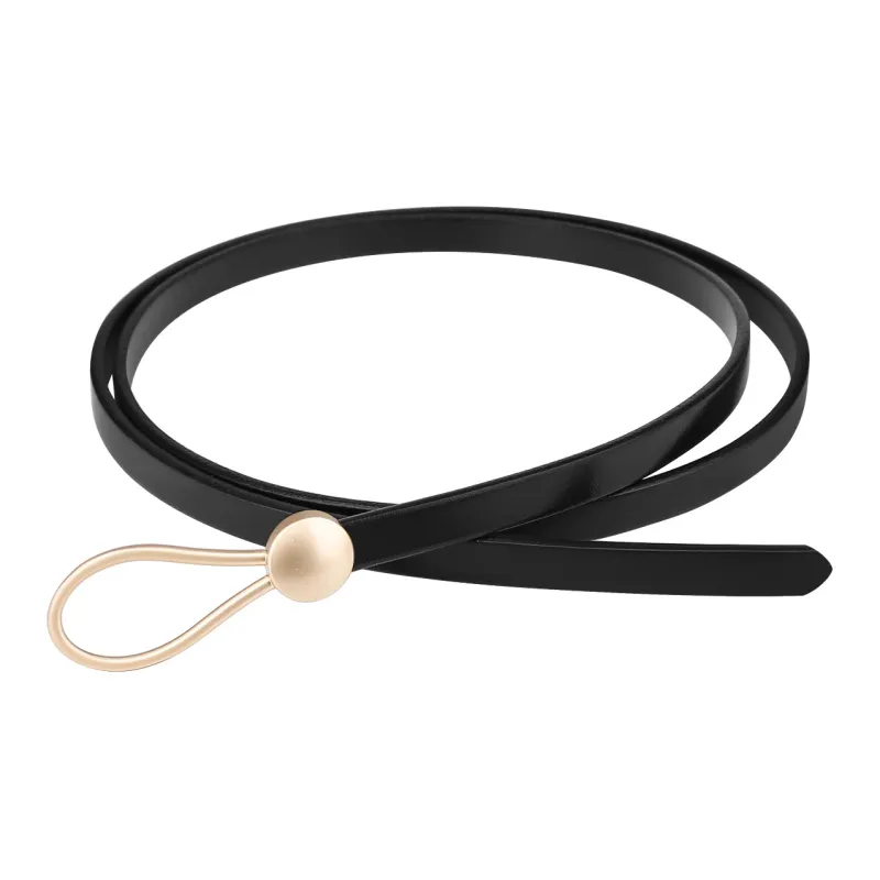 CATELLES Top Grain Cow Leather Leather Belts Women's 1.1cm-3