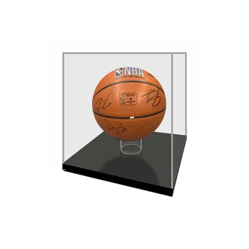 Three For Basketball Fan Supplies Included SA Certificate With Display Case Orange