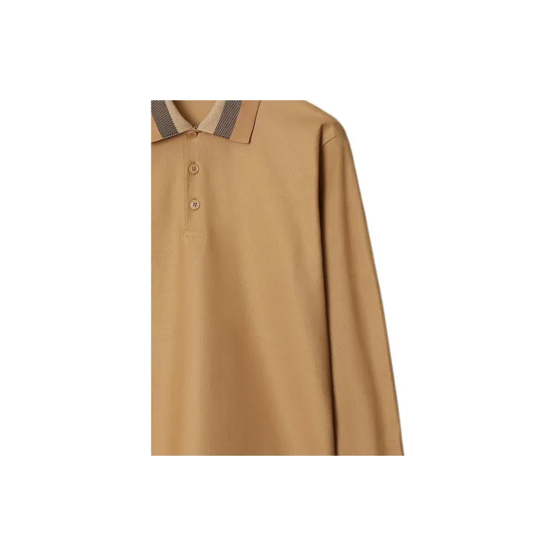 Burberry Polo Shirts Men Beige-7