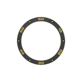 Mi Band 5/4 Five-Pointed Star Circular Ring-Black Gold (Band Only)