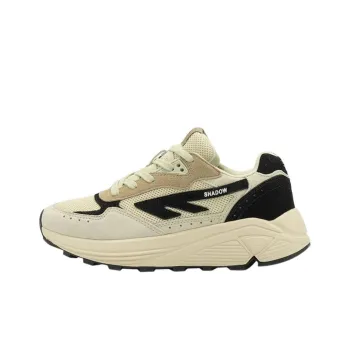 HI-TEC Anti-Slip Wear-Resistant Low-Top Casual Shoes Women's Beige Black