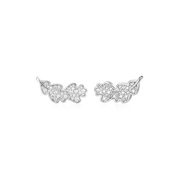 FANCI S925 Silver Stud Earrings Women's