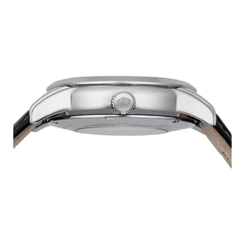 ORIENT Classic Collection Automatic Mechanical Movement Leather Watch Bands Watch 42.5mm Men's Watches White Dial-4