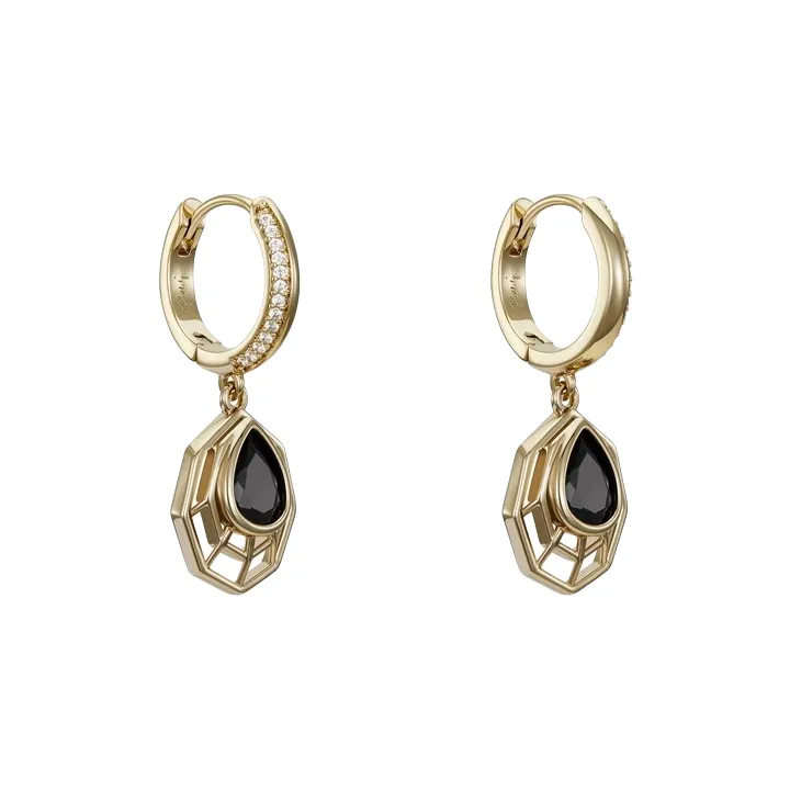 RiotLILY Cubic Zirconia Earrings Unisex-3