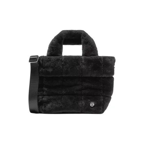 Lululemon Quilted Recycled Polyester Shoulder Bag Crossbody Bag Handbag Mini Women's Black
