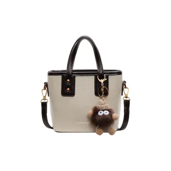 Gerlanx Pu Handbag, Bucket Bag, Crossbody Bag Small Size Women's White/Black/Dark Brown/Coffee
