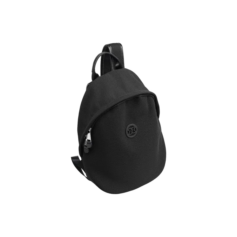 GELANDAI Fabric Backpack Unisex Black/Ecru/Apricot-2