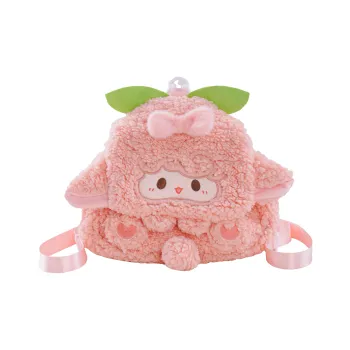 Holding Bamboo Polyester Backpack Regular Women's Pink