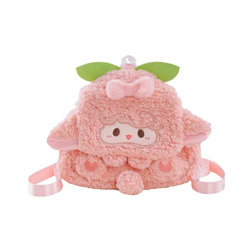 Holding Bamboo Polyester Backpack Regular Women's Pink