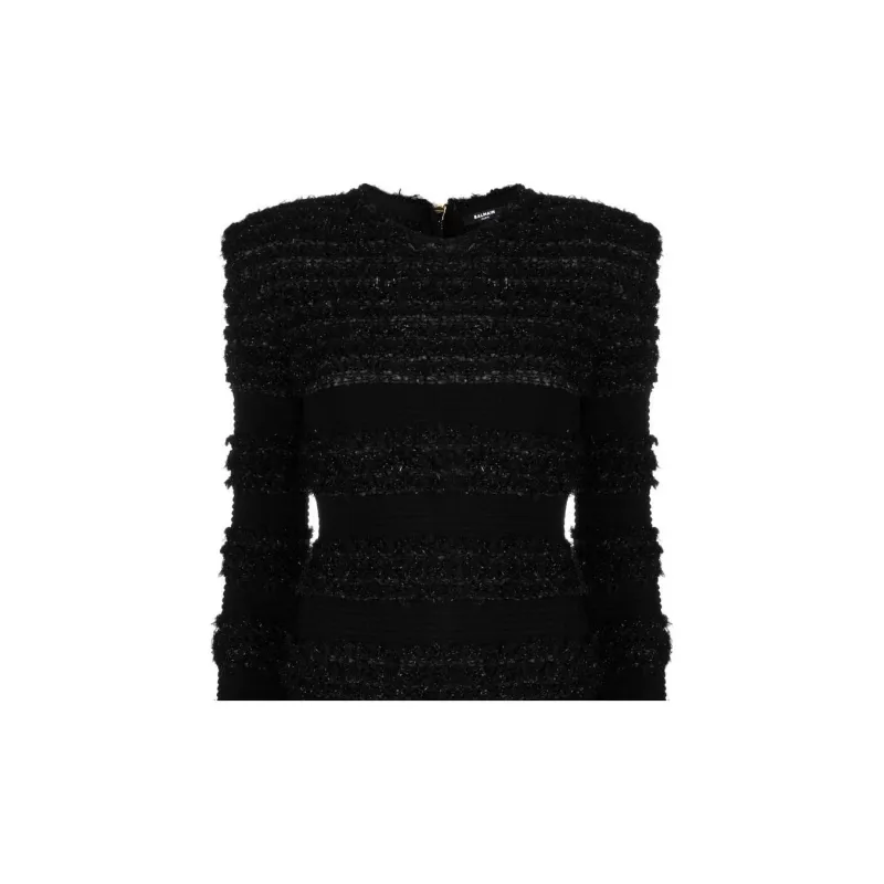 BALMAIN Tweed Mini Dress-4