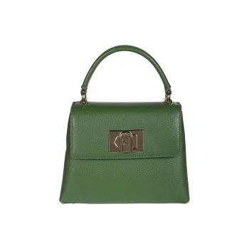 Furla 1927 Collection Leather Shoulder Bag, Crossbody Bag, Handbag Mini Women's Green