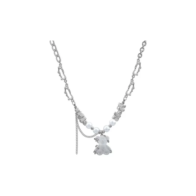 QIANFANGDAHUANGYE Resin Necklaces Women's-0