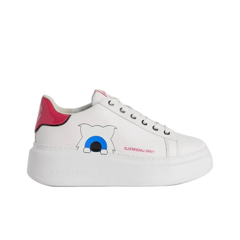 KARL LAGERFELD / Karl Lagerfeld Jeans X Darcel Disappoints Leather Sneakers Women's-1