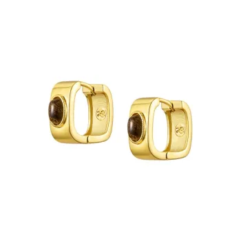 ZEGL Copper Plated 18K Gold Earrings Women's Gold