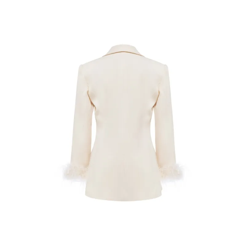 FLONAKED Business Suit Women's Apricot-2