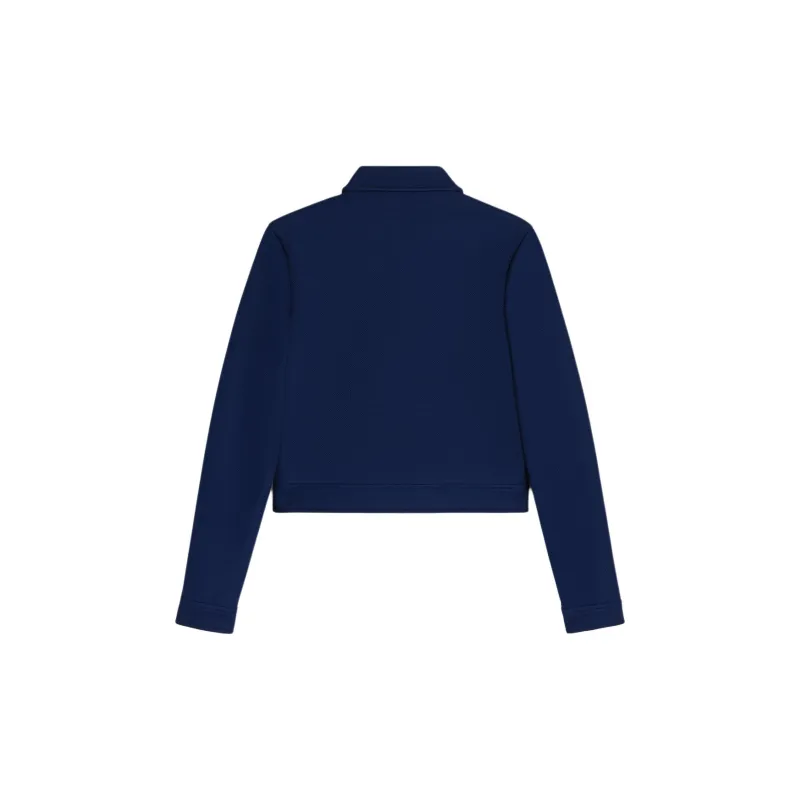 CELINE Triomphe Zip up Jacket In Textured Jersey-1
