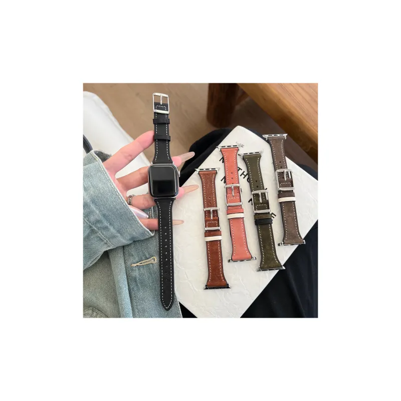 Antey Apple Compatibility Watch Band 175 220mm Cowhide Leather Material-1