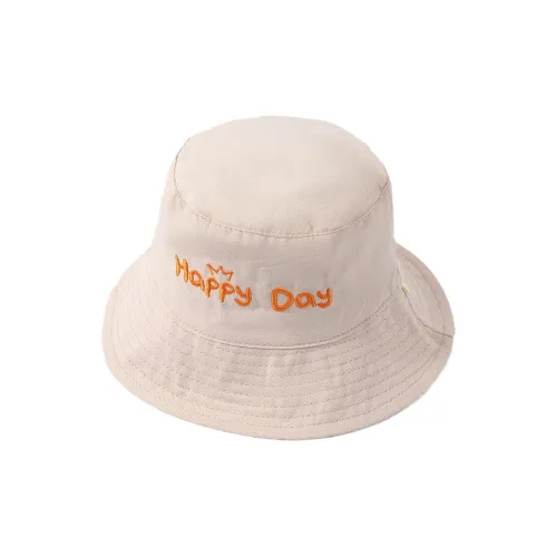 Yamaichi Maru Cotton Blend Bucket Hats Kids' White