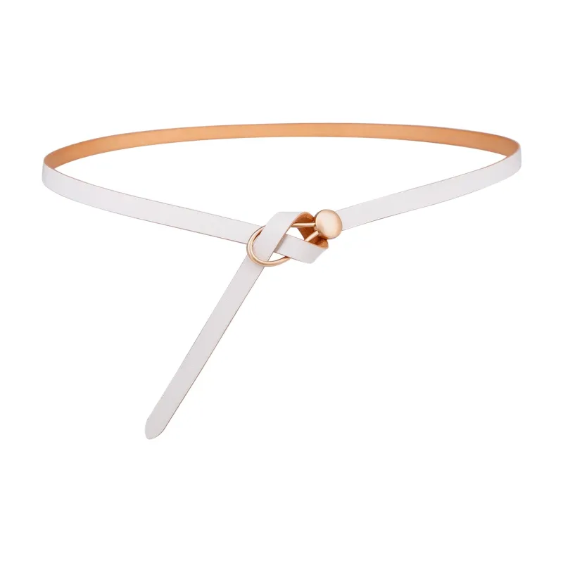 CATELLES Top Grain Cow Leather Leather Belts Women's 1.1cm-4