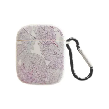 Koman Compatible With Apple AirPods 1/2/3/Pro 1/2 Generation TPU Refreshing Leaf Headphone Cases