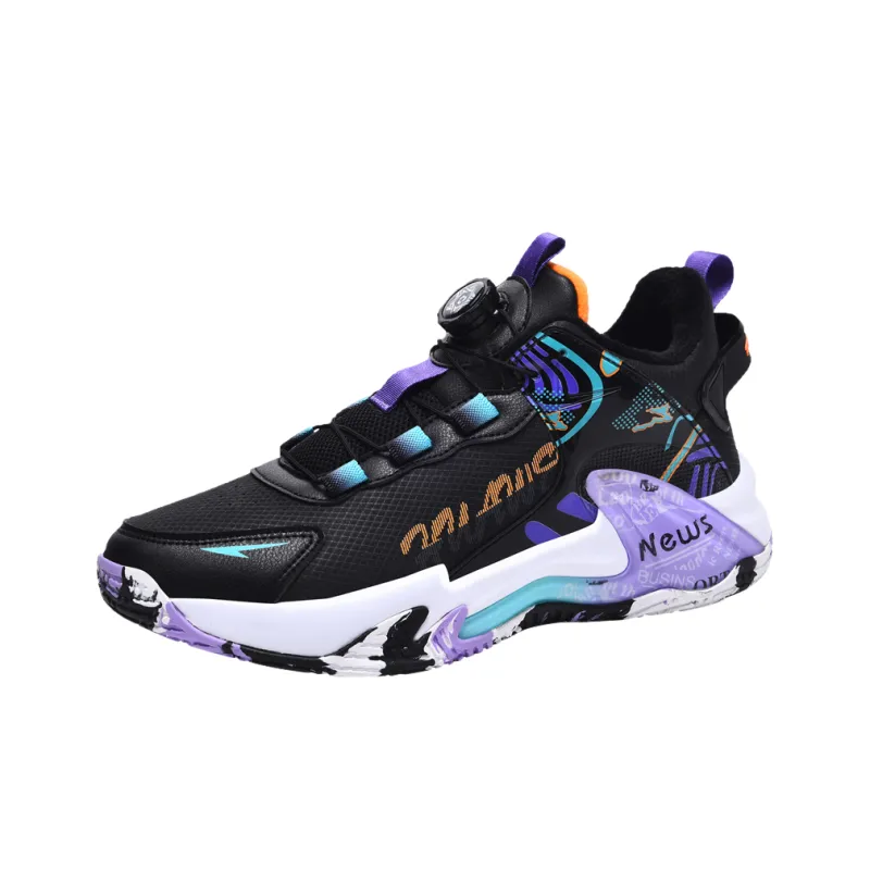 MUSNODO Cushioning Coverage Rebound Low Top Casual Running Shoes Unisex Black And White Mismatched-19