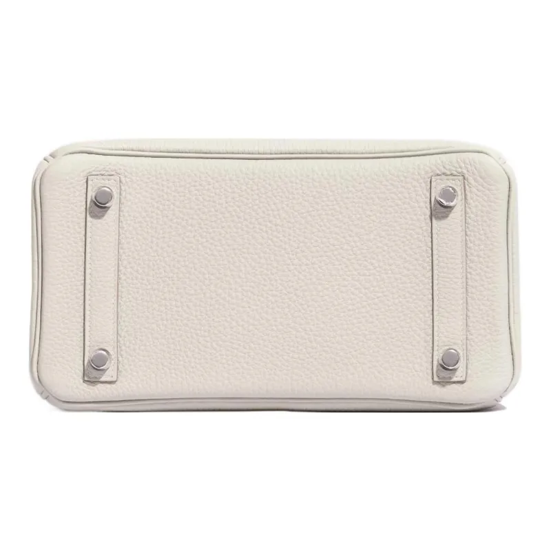HERMES Birkin Togo Calfskin Birkin Bag Handbag Regular Women's 80 Gris Perle Pearl Gray-6