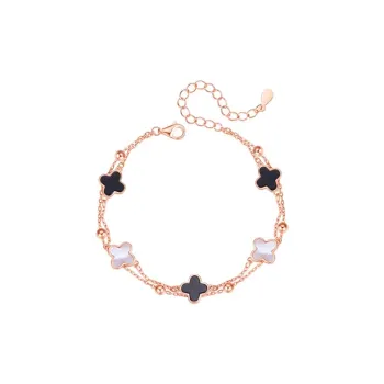 Yagu Agate Pure Silver Bracelets Women's