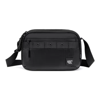 LVEYING Fabric Crossbody Bag Shoulder Bag Unisex Black