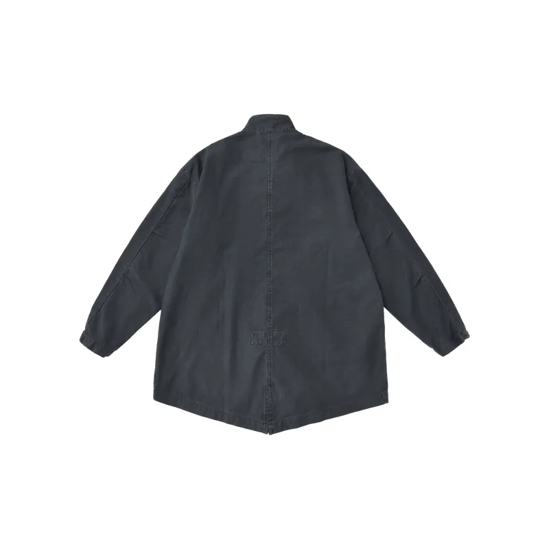 GWDS Trench Coat Unisex Washed Black-1