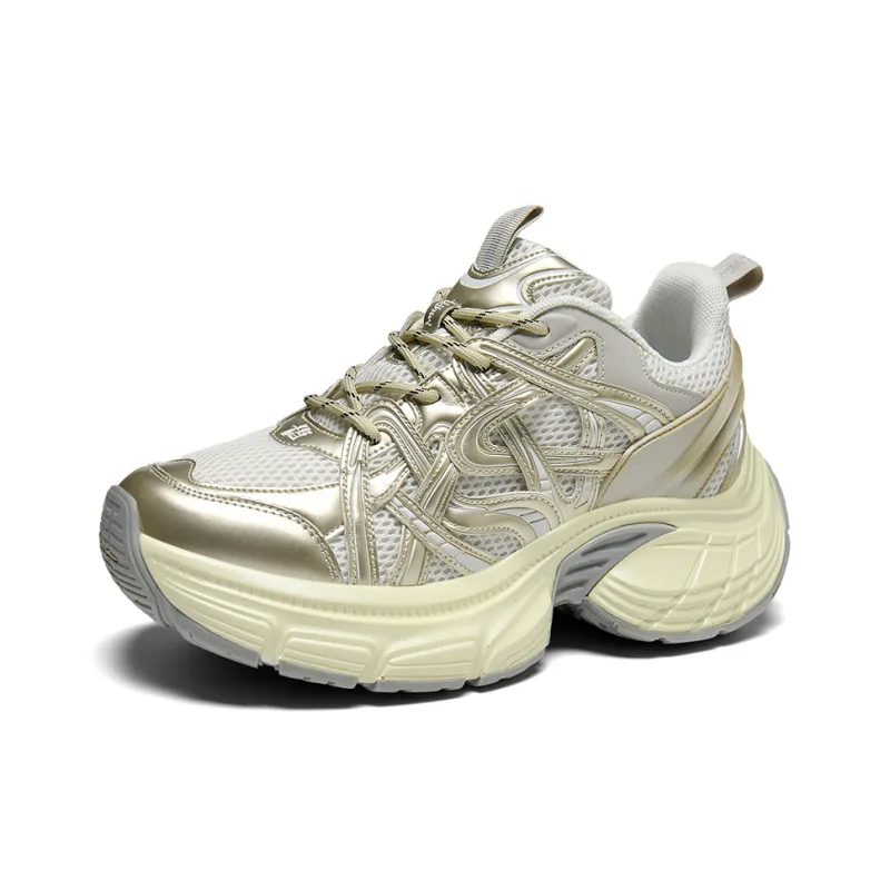 Boogie Bear Cushioning Anti-Slip And Wear-Resistant Height Increasing Low-Top Chunky Sneakers Unisex-7