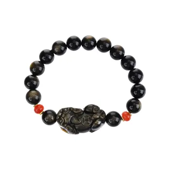 YANXIANGYUAN Obsidian Bracelets Unisex