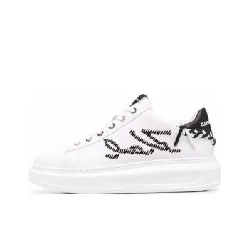 KARL LAGERFELD Logo-embroidered Low-top Platform Sneakers