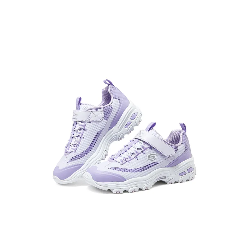 Skechers Abrasion Resistant Breathable Casual Shoes Lavender Kids'-2