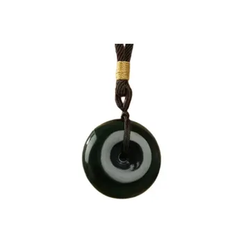 Cuizu Hetian Jade Necklaces Green Jade Unisex