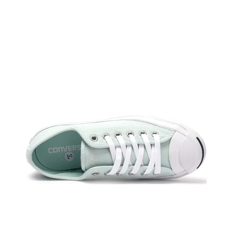 Converse Jack Purcell Anti-Slip Wear-Resistant Low-Top Skateboard Shoes Unisex Glass Blue-3