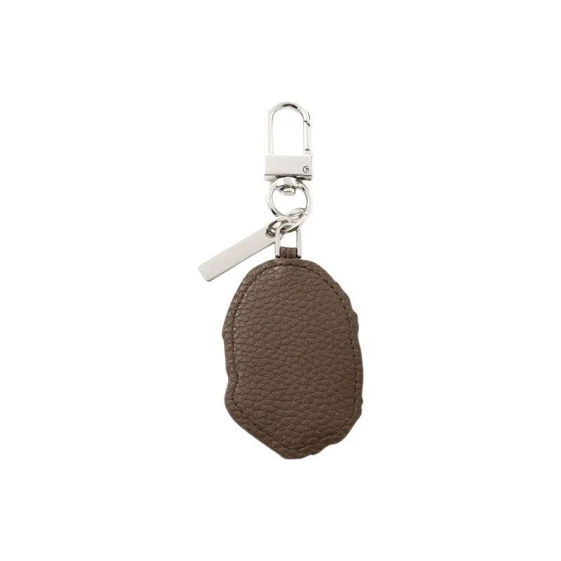 A BATHING APE Artificial Leather Keychain Bag Accessory Medium Size Men's Brown-3